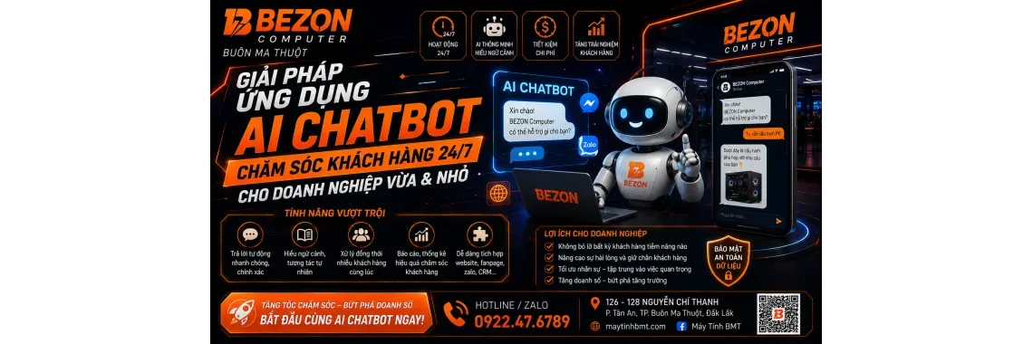 Giải Pháp Ứng Dụng AI Chatbot Chăm Sóc Khách Hàng 24/7 Cho Doanh Nghiệp Vừa & Nhỏ