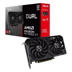 Card màn hình (AMD) ASUS DUAL RX 9060XT (DUAL-RX9060XT-16G) | 16GB GDDR6, 2048 Stream