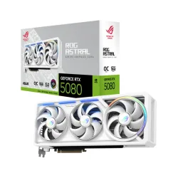 Card màn hình NVIDIA GeForce RTX 5080 ASUS ROG Astral Gaming White OC | 16GB GDDR7, 10752 CUDA, 850W