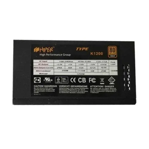 Nguồn Hiper 1200W K1200 80 Plus Gold QSD