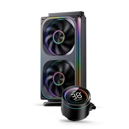 Tản nhiệt nước Jonsbo TH-240 | ARGB Display, Đen