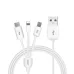 Cáp Sạc Pisen 3 in 1 AP07-1200 ( Type-C/ Lightning/ MicroUSB ) 1.2m - 4