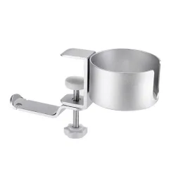 Giá đỡ cốc kẹp bàn Ergotek E525 - Bạc | Hợp kim nhôm, tích hợp móc treo