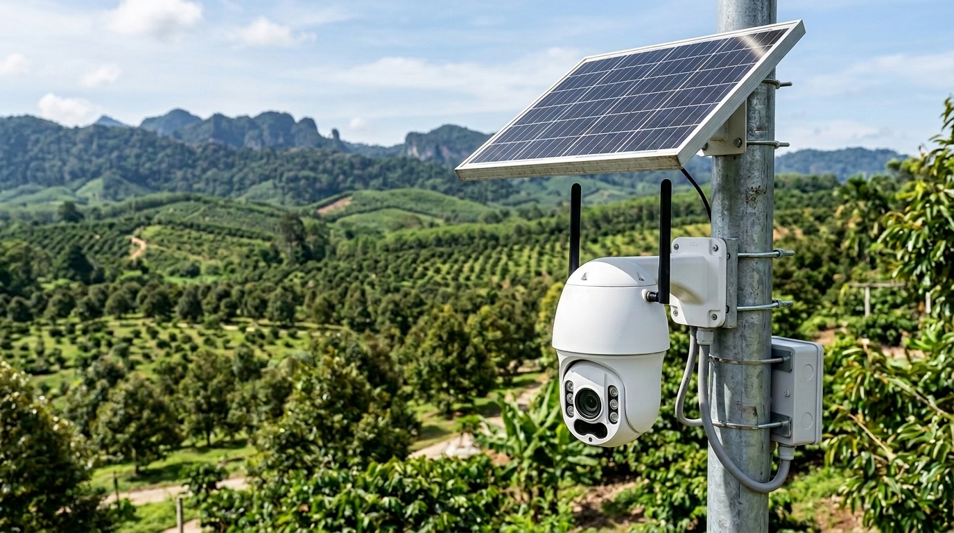 Lắp Đặt Camera Tại Tây Nguyên – Giải Pháp Camera Năng Lượng Mặt Trời 4G Cho Rẫy Vườn & Trang Trại 2026 | Camera BMT