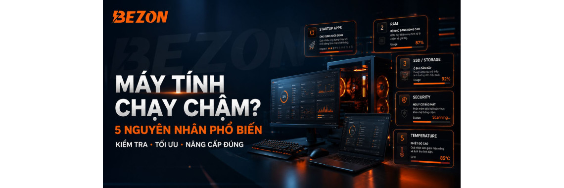 5 Nguyên Nhân Khiến Máy Tính Chạy Chậm Và Cách Khắc Phục Triệt Để