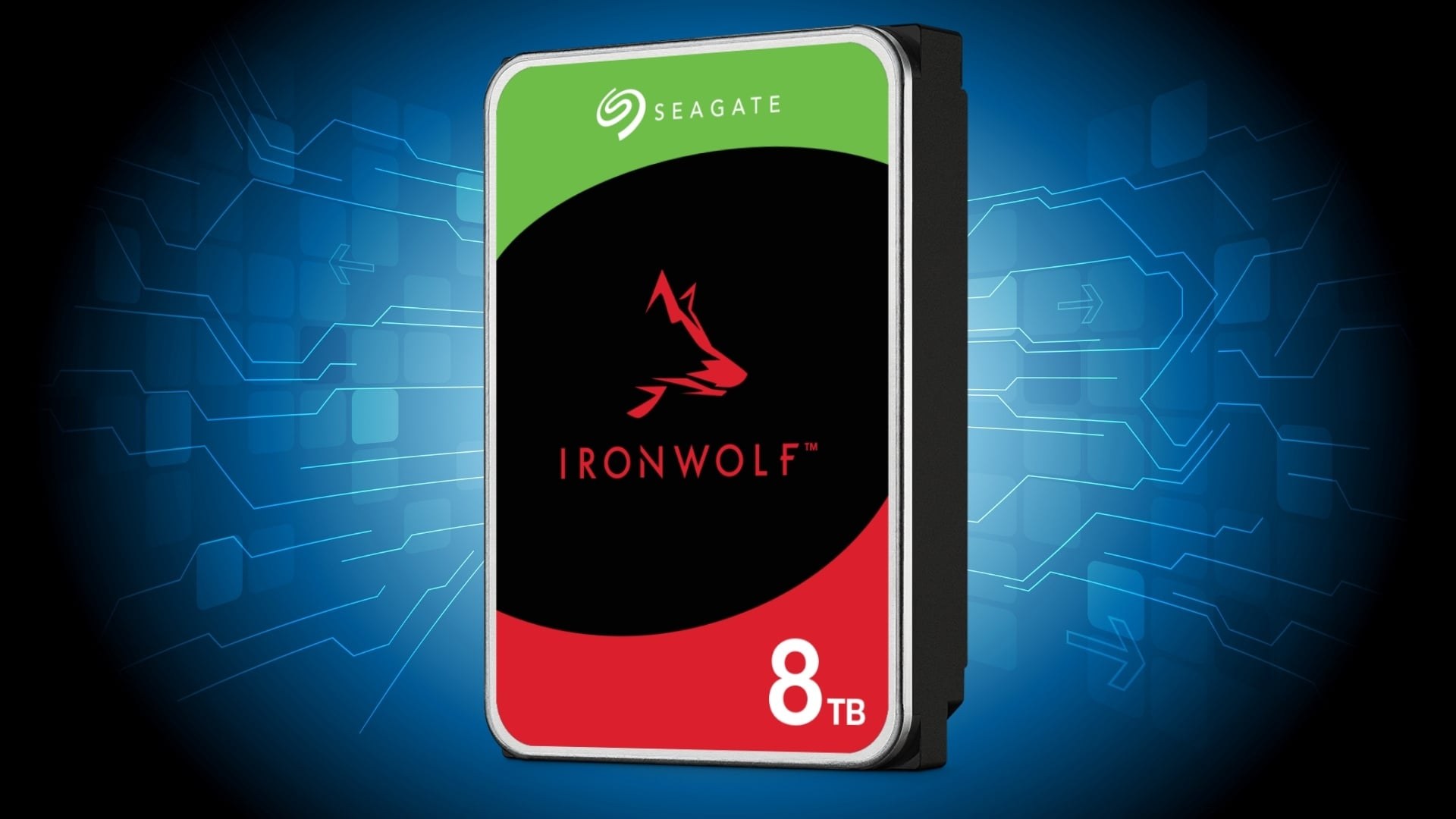 Ổ cứng HDD Seagate IronWolf NAS 8TB ST8000VN004 - Tối ưu hiệu suất RAID và bảo vệ dữ liệu chủ động