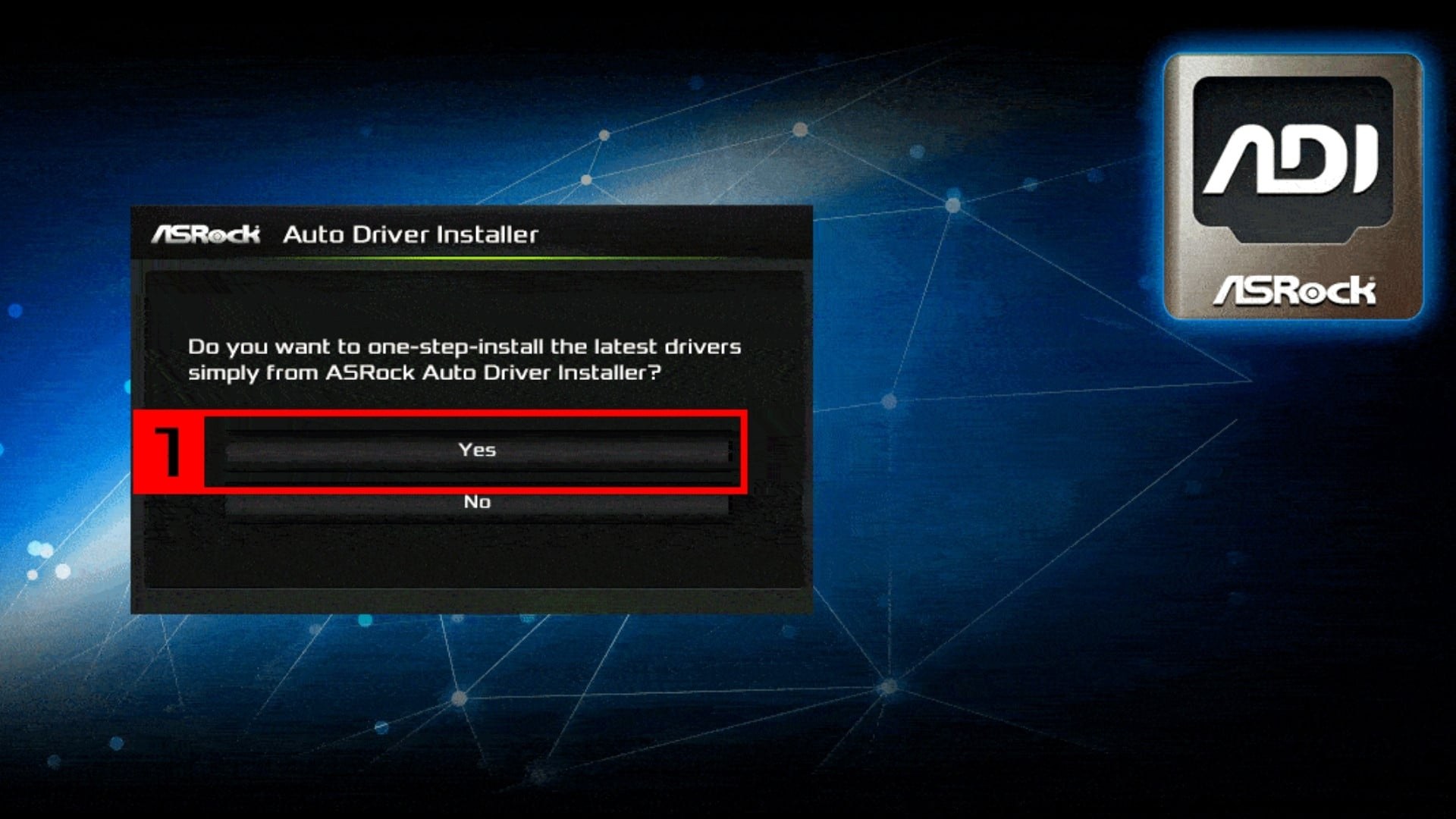 Mainboard ASRock H610M-H2/M.2 - Auto Driver Installer (ADI)