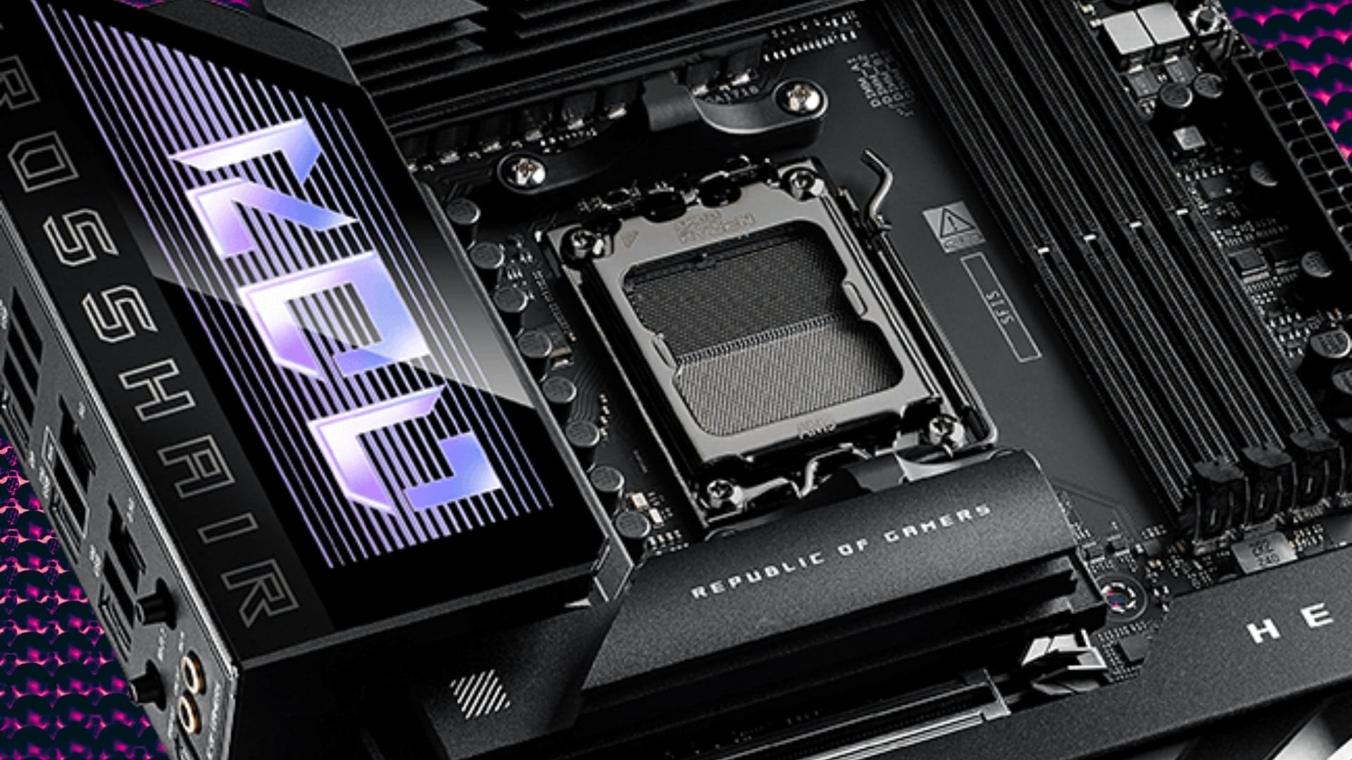 ASUS ROG Crosshair X870E Hero - Hệ thống cung cấp điện và làm mát tối ưu