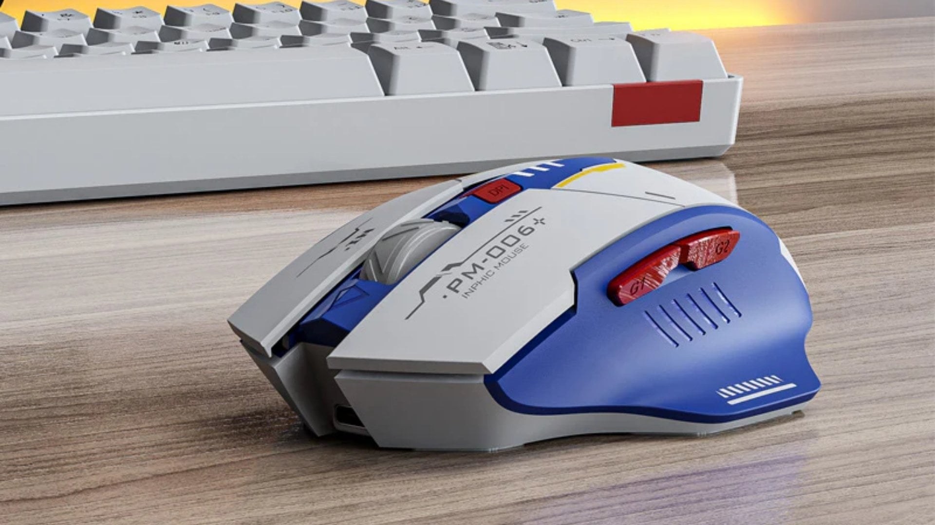 Chuột gaming INPHIC F9 Gundam – Kết nối Wireless 2.4G