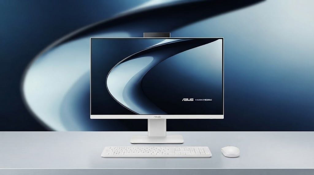 Máy Bộ AIO ASUS V440VA-WPD015W | C5-210H, 8GB DDR5, SSD 512GB NVMe, TPM, 23.8